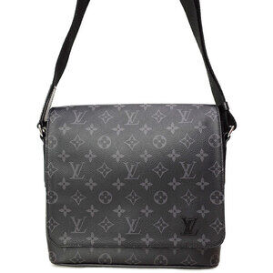 Louis Vuitton Monogram Eclipse Black District NM Shoulder Bag
